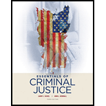 cover of Essentials of Criminal Justice (10th edition)