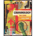 cover of Criminology: The Core (6th edition)