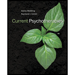 Current Psychotherapies 11TH 19 Edition, by Danny Wedding and Raymond J Corsini - ISBN 9781305865754