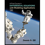 First Course in Differential Equations with Modeling Applications 11TH 18 Edition, by Dennis G Zill - ISBN 9781305965720