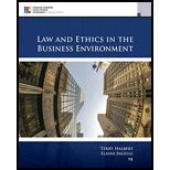 Law and Ethics in Business Environment 9TH 18 Edition, by Terry Halbert - ISBN 9781305972490