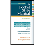 pocket style manual apa version 7th edition 9781319011130