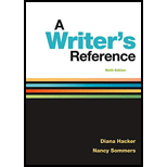 Diana Hacker A Writer%27s Reference 9th Edition