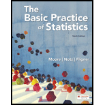 Basic Practice of Statistics 9TH 21 Edition, by David S Moore - ISBN 9781319244378