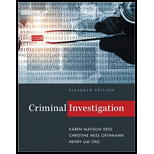 Criminal Investigation (Loose) - With Mindtap