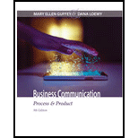 Business Communication Looseleaf   With MindTap 9TH 18 Edition, by Mary Ellen Guffey - ISBN 9781337591973