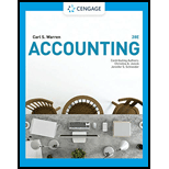 Accounting 28TH 21 Edition, by Carl S Warren James M Reeve and Jonathan Duchac - ISBN 9781337902687