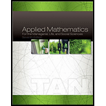 Applied Math for the Managerial Life and Social Sciences   With Code Looseleaf Custom 18 Edition, by Soo T Tan - ISBN 9781337907316
