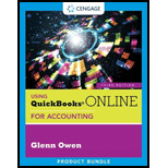 Using Quickbooks Online for Accounting   With Access 3RD 19 Edition, by Glenn Owen - ISBN 9781337911344