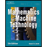 Mathematics for Machine Technology