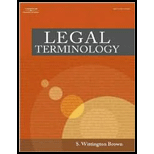 Legal Terminology