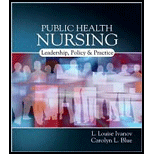 Public Health Nursing Policy, Politics and Practice