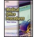 Contemporary Medical Office Procedures   With Cd and Workbook