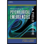 Responding to Psychological Emergencies