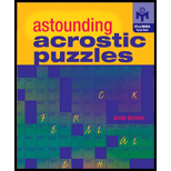 Astounding Acrostic Puzzles (Mensa)