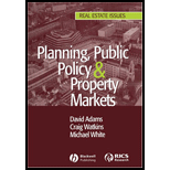 Planning, Public Policy*Prpty Markets