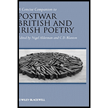 Concise Companion to Postwar British and Irish Poetry