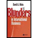 Blunders in International Business