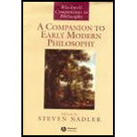 Companion to Early Modern Philosophy