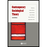 Contemporary Sociological Theory