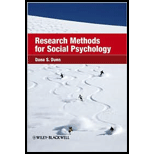 Research Methods for Social Psychology