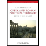 Companion to Greek and Roman Politic Thought