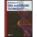 Dictionary of DNA and Genome Technology