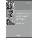 Companion to Anthropology of Politics