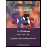 Crash Course in SPSS for Windows