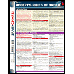 Roberts Rules of Order Sparkchart