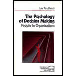 Psychology of Decision Making  People in Organizations