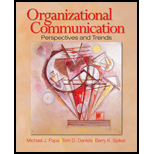 Organizational Communication  Perspectives and Trends