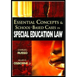 Essential Concepts and School Based Cases in Special Education Law