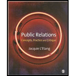 Public Relations  Concepts, Practice and Critique