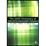 Sage Dictionary of Qualitative Management Research