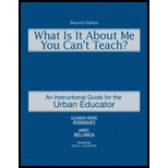 What Is It About Me You Cant Teach?  Instructional Guide for the Urban Educator