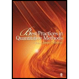 Best Practices in Quantitative Methods