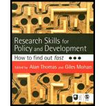 Research Skills for Policy and Development  How to Find Out Fast