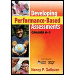 Developing Performance Based Assessment Grade K 5