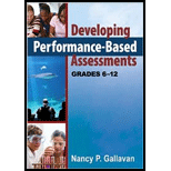 Developing Performance Based Assessments Grades 6 12