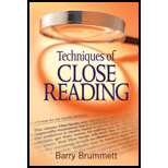 Techniques of Close Reading