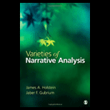 Varieties of Narrative Analysis