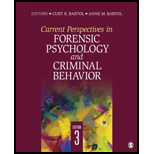 Current Perspectives in Forensic Psychology and Criminal Behavior