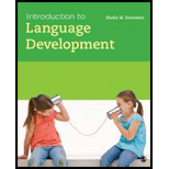 Introduction to Language Development