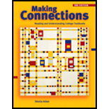 Making Connections  Reading and Understanding College Textbooks