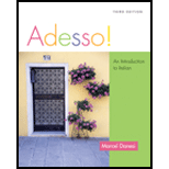 Adesso  Introduction to Italian   With CD