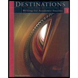 Destinations 1  Writing for Academic Success