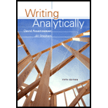 Writing Analytically