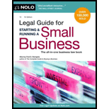 Legal Guide for Start. and Run. Small Business