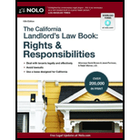 California Landlords Law Book Rights and Responsibilities With Cd